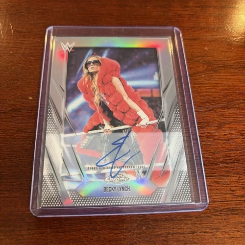Becky Lynch WWE 2026 Topps Chrome Autograph Refractor BCA-BEL Mint