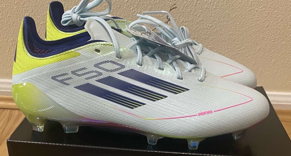 Adidas F50 Elite FG Almost Blue Soccer Cleats Men's 6.5