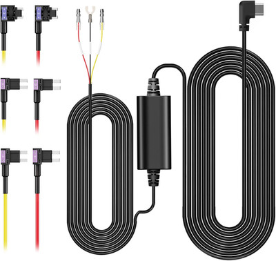 Type C Hardwire Kit with Fuse Tap, Exclusive for  Dash Cam G980H / G980H Pro / G