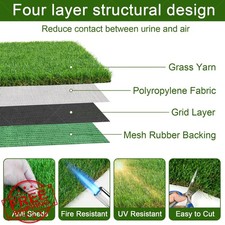 Washable Artificial Grass Pee Pads for Dogs, 2-Pack 18x23 Inch Reusable Turf ...