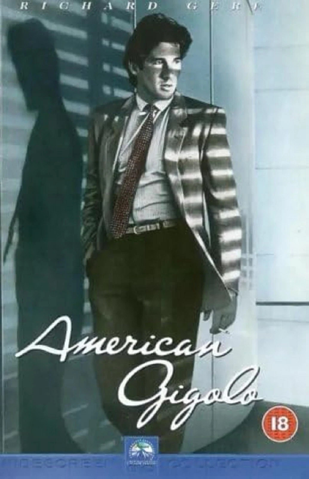 AMERICAN GIGOLO DVD Richard Gere Lauren Hutton Thriller Movie Film New UK R2