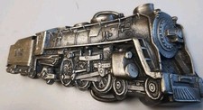Bergamot Brass Works 1978 Locomotive Train Railroad Belt Buckle