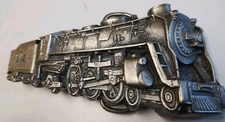 Bergamot Brass Works 1978 Locomotive Train Railroad Belt Buckle