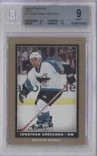 2006-07 Upper Deck Bee Hive Gold Jonathan Cheechoo #17 BGS 9 MINT 1p0