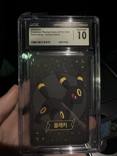 Pokemon Card: Umbreon Korean Point Salad - Eevee Edition CGC 10 GEM MINT
