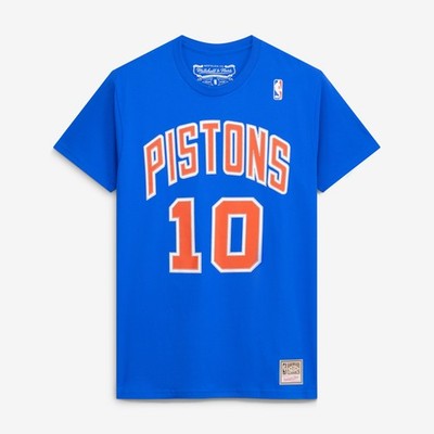 Mitchell & Ness Detroit Pistons ゲームシャツ Men's Mitchell & Ness Dennis Rodman Blue Detroit Pistons Hardwood