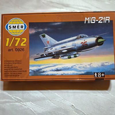 SMER MiG-21R Flugzeugbausatz Modell MiG-21R 1:72/1/72 ,OVP-neu-ungebaut!