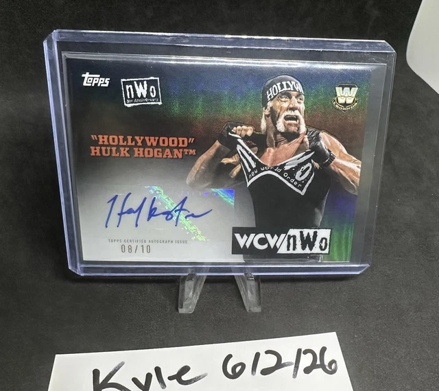 Topps 2026 nWo 30th Anniversary "Hollywood" Hulk Hogan NWO-HH Auto 08/10