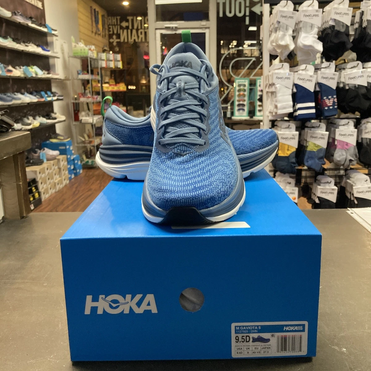 Hoka One One Gaviota 5 Men\'s Fashion Sneakers Shoe Sz 12.5D 1127929-DHN Hoka One One Gaviota 5 Mens Sz 12D Blue | Mercari main image 2