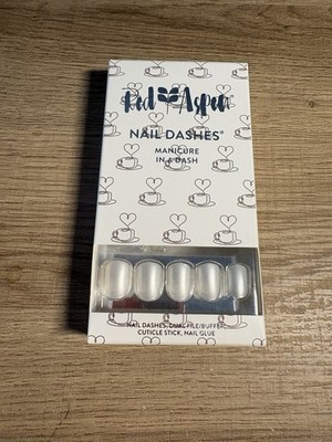 Red Aspen- Berkley Breve - Short Square Press On Nails- NEW