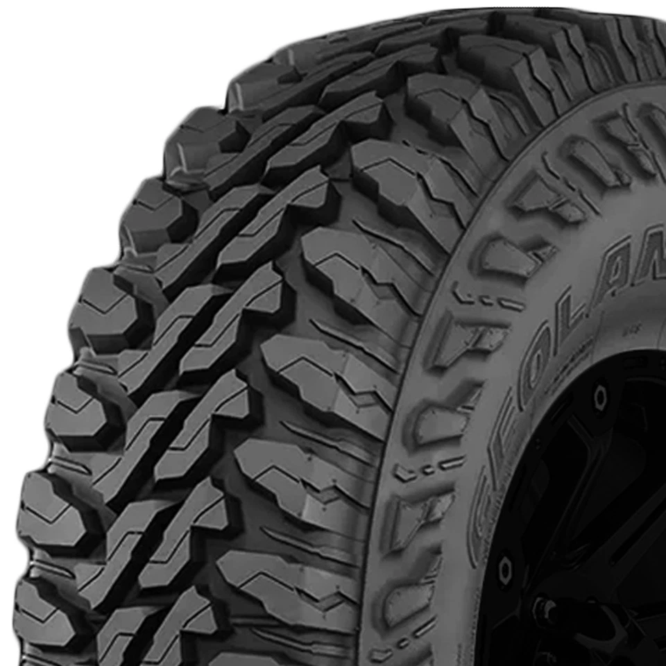 (QTY 4) 33x9.50R15 Yokohama Geolandar M/T G003 SxS 104Q LRB Black Wall Tires Foto 3 de 4