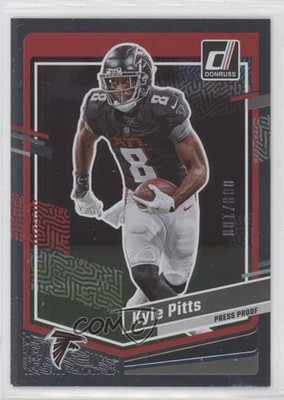 2023 Panini Donruss Press Proof Silver 8/100 Kyle Pitts #11 14ql