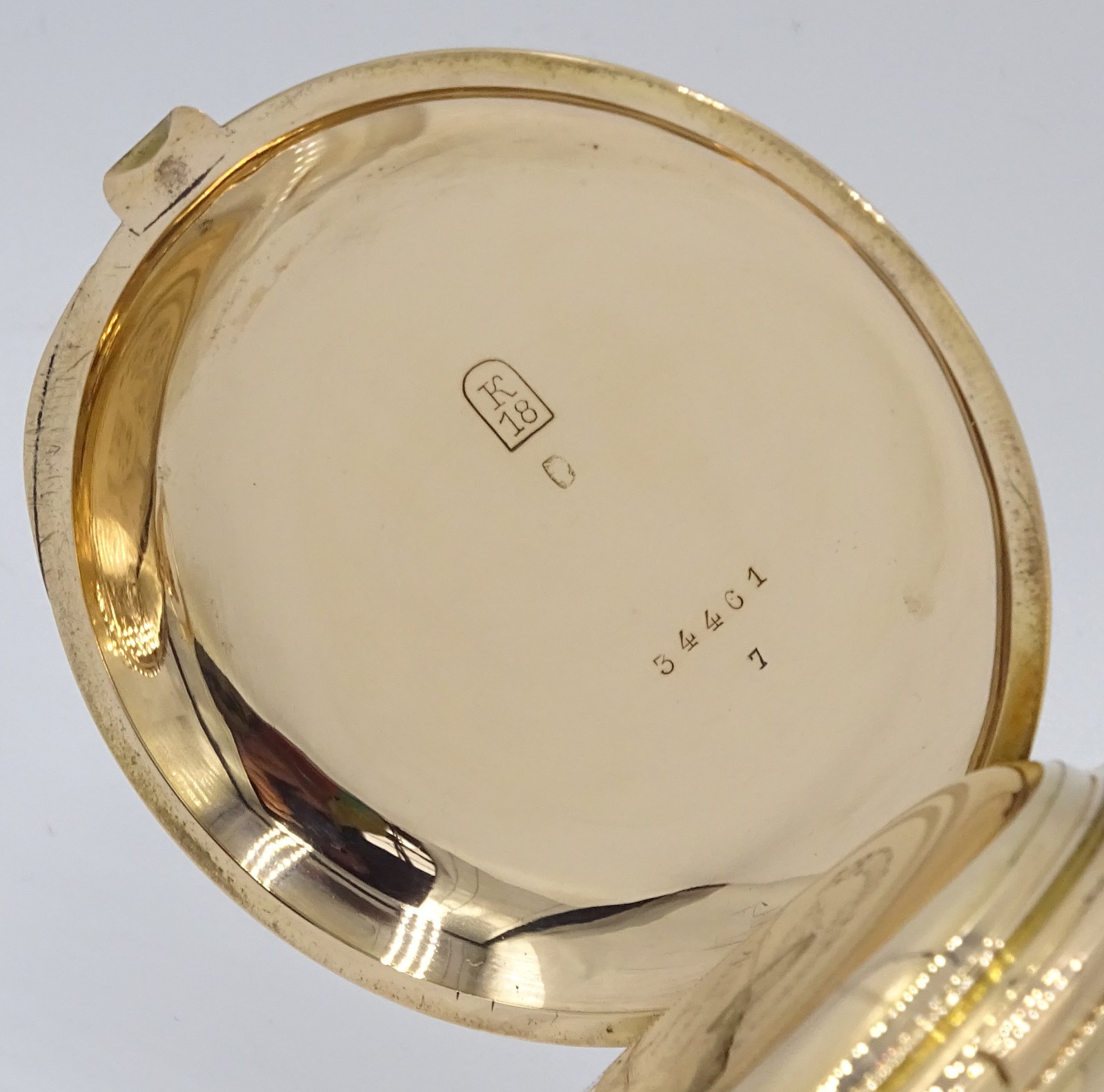 COMPLICATED HIGHEST GRADE SOLID 18K GOLD HUNTER M… - image 21