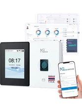 NGTeco TC2 5GHz WiFi Fingerprint Time Clock No Monthly Fee Remot Control