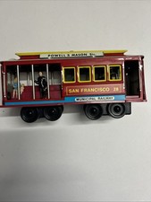 Vintage Friction Tin Litho Toy San Francisco Cable / Trolley Car
