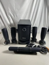 Dell MMS5650 5.1 Channel 100W Surround Home Theater Speaker System Working