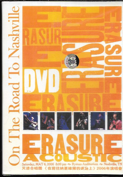 ERASURE ACOUSTIC ON THE ROAD TO NASHVILLE LIVE CONCERT GENUINE R2 DVD NEW/SEALED