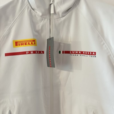 NWT PRADA LUNA Rossa Pirelli Jacket Windbreaker Coat Nylon Sz 44