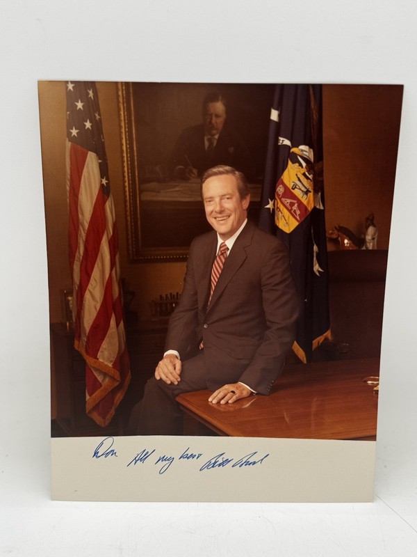 Bill Brock Signed 8x10 Photo Autograph Inscribed US Senator Labor Sec TN