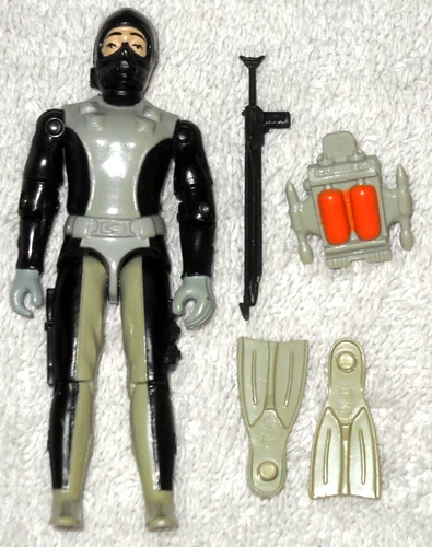 1983 Torpedo - 100% complete (vintage Hasbro GI Joe figure)