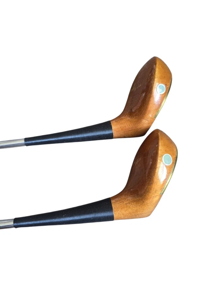 MacGregor Louise Suggs S3W persimmon Wood set 3&4 Wood Tourney Action Steel RH - Image 4 of 4