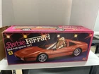 Mattel Barbie Ferrari Red Plastic Sports Car 11.5 in Doll Vehicle Vintage 1980s