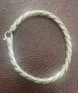 DAVID YURMAN “Cobra” .925 Sterling Silver Vintage Heavy Link Bracelet 8.25”.