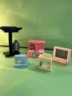 Vintage Lot Mattel Barbie Action Accent TV/VCR, Mixer & More Wind Ups All Work