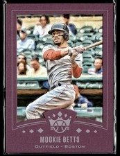 2019 Panini Diamond Kings #DK02-MB Mookie Betts 2002 DK Retro Framed Plum 1003J