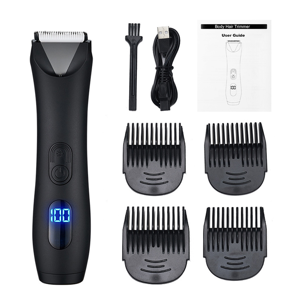 Manscaping Kit Pubic Hair Trimmer Body Groomer Cutting Machine Clippers Barber eBay