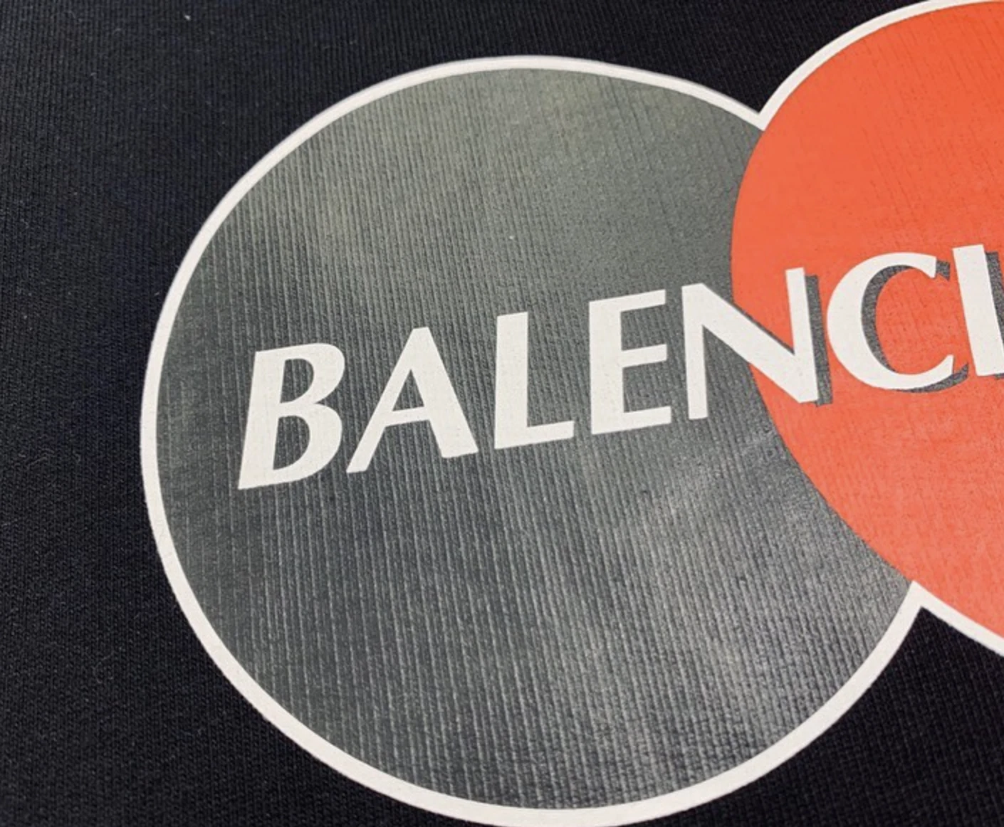 Felpa con cappuccio Balenciaga NUOVA SS20 nera uniforme logo Mastercard taglia XL