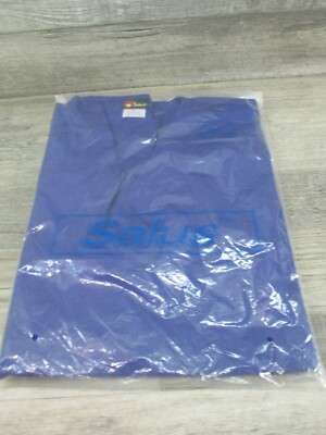 SALUS Blue HOSPITAL PULLOVER SCRUB TOP SHIRT XL 2 POCKET NWT