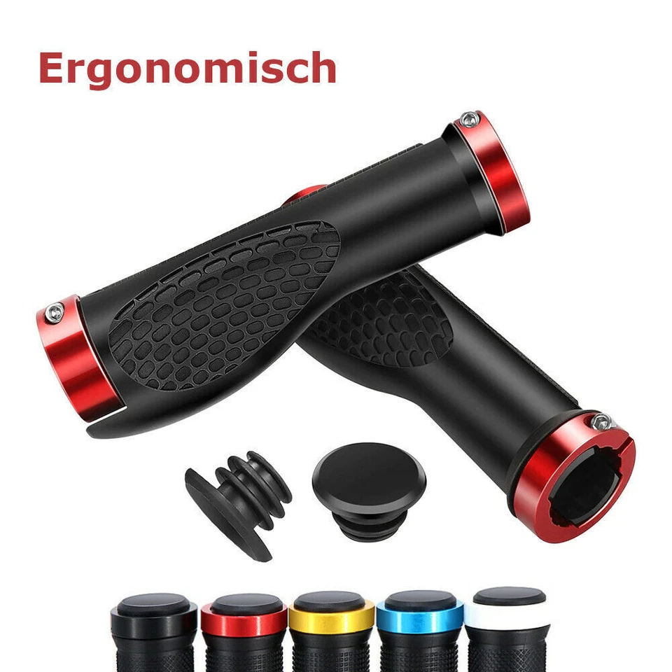 Fahrradgriffe Lenkergriffe Fahrrad Lenker Griffe Ergonomische Gummi E-Bike MTB A - Bild 4 von 4