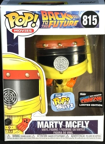 Funko POP! Back to the Future Marty McFly 815 Radiation Suit 2019 NYCC Exclusive
