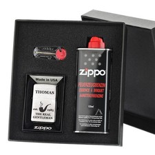 3-tlg. Sturmfeuerzeug-Geschenkset Zippo inkl....