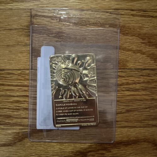PSA BURGER KING 1999 POKEMON 23K GOLD PLATED TRADING CARD - NO GRADE - Picture 7 of 11