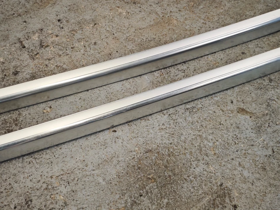 🇫🇷 ♻️ AUDI Q7 4L Barres De Toit Gallerie Chromé 4l0860022C 4l0860021C - Photo 4/4