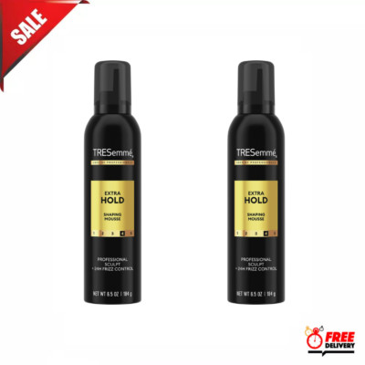 TRESemme Mousse Extra Hold for 24H Touchable Hold & Volume 6.5 oz ( Pack of 2 )