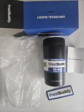NEW Frost Buddy Universal Buddy Can Cooler Fits Cans & Bottles 10 in 1 - Black