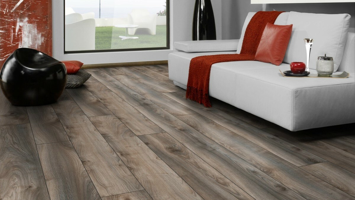 KRONOTEX Klick Laminat 21,90m² Mammut plus Makro Eiche grau D4792 LHD 4V-Fuge