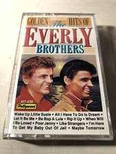 Golden Hits of the Everly Brothers 1990 Music Cassette Hollywood HT-439
