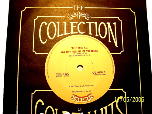 45rpm vinyl record...The Kinks....You Really Got Me/All Day And All Of The Night - Picture 2 of 2