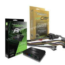 iDatalink MAESTRO ADS-MRR2 + HRN-HRR-GM2 T-Harness Chime Speaker for GM 2010 -UP