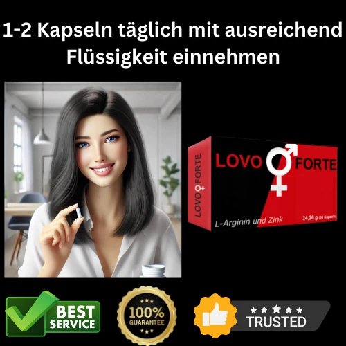 LovoForte EXTRA – L-Arginin & Zink für Luststeigerung bei Männern & Frauen - Bild 4 von 5