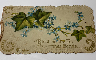 Victorian Die Cut Booklet Blest Be The Tie That Binds John Fawcett