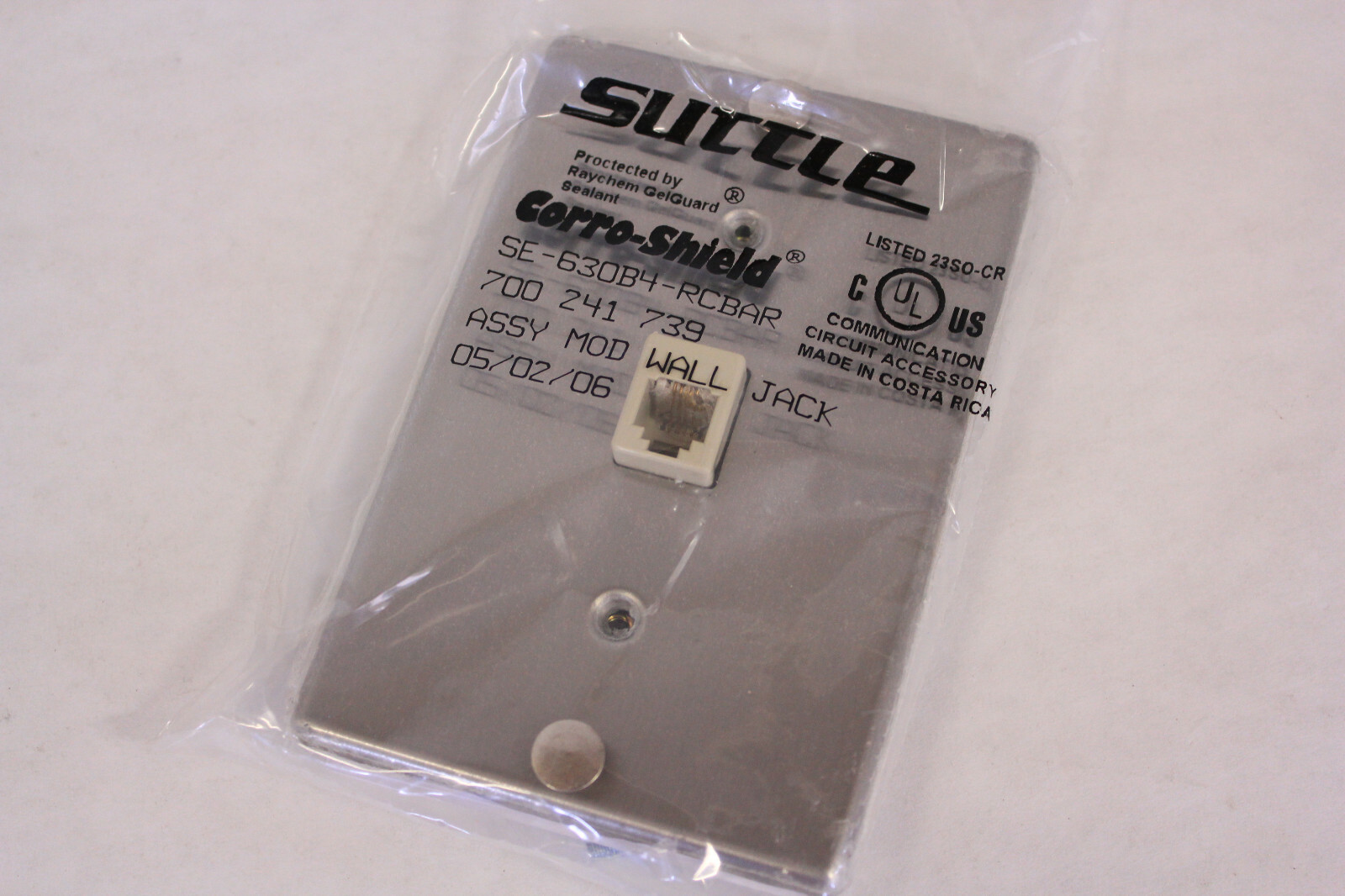 Suttle Stainless steel Telephone Wall Jack SE630B4 eBay