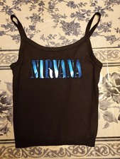Nirvana crop top any size  xs S, m , l  xl