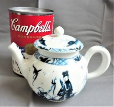 Worcester Mini Miniature Teapot - Victoria & Albert Museum 1985 Franklin Mint