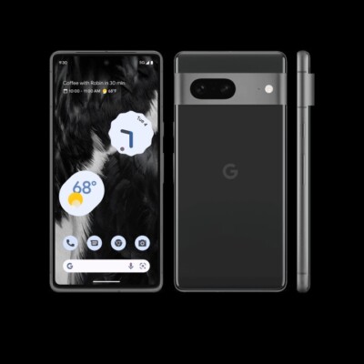 Google Pixel 7 GVU6C - 128GB - Obsidian (Unlocked) Sealed New!