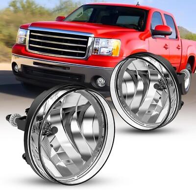 Groking Fog Lights Assembly, Fog Lamps Compatible with 2007 2008 2009 2010 2011